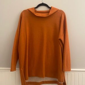 Burnt orange Anthropologie turtle neck.